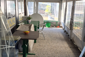 Veranda con copertura