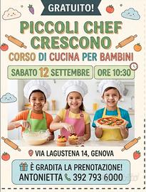 Corso gratuito per bambini con il bimby TM7