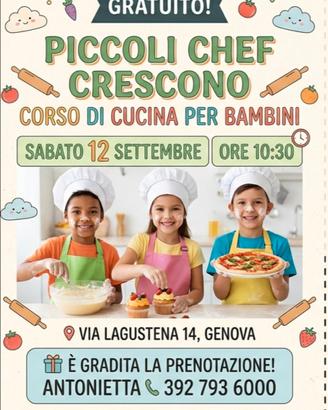 Corso gratuito per bambini con il bimby TM7