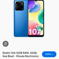 redmi10A con scatola come nuovo 