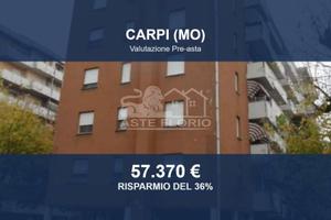 Immobile in asta di 66 m² con box auto a Carpi