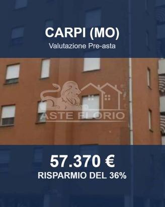 Immobile in asta di 66 m² con box auto a Carpi