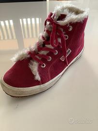 Scarpe Superga con pelliccia