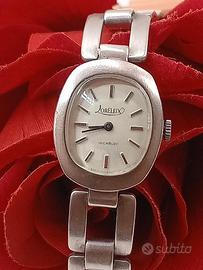 orologio vintag oreleix argento 800 carica manuale
