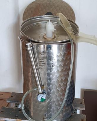 Serbatoio 50L olio AGInox