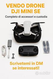 Drone DJI Mini SE Usato in Condizioni Eccellenti