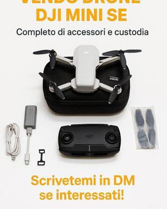 Drone DJI Mini SE Usato in Condizioni Eccellenti