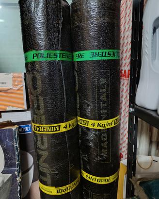 2 rotoli guaina ardesiata rossa kg4 mq10