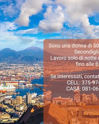 Sono badante notturna - disponibile per lavoro