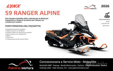 Motoslitta Lynx 59 Ranger Alpine 900 2026
