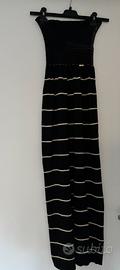 Vestito lungo Liu Jo Jeans righe a fascia