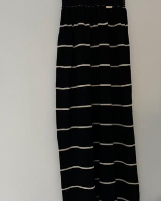 Vestito lungo Liu Jo Jeans righe a fascia