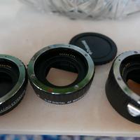 Set 3 tubi prolunga per foto macro attacco Canon