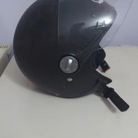 Casco Jet pari al nuovo colore nero