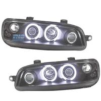 FARI FIAT PUNTO 99-03 ANGEL EYES CCFL FONDO NERO