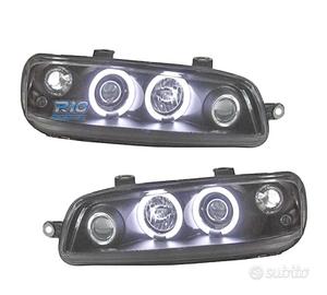 FARI FIAT PUNTO 99-03 ANGEL EYES CCFL FONDO NERO