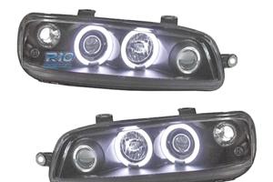 FARI FIAT PUNTO 99-03 ANGEL EYES CCFL FONDO NERO