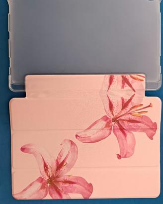 CUSTODIA TABLET  15 cm X 24cm  Rosa tema fiori
