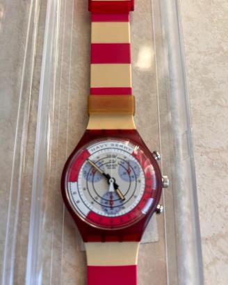 Swatch Chrono Navy Berry