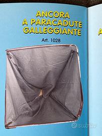 Ancora a paracadute galleggiante colore nero