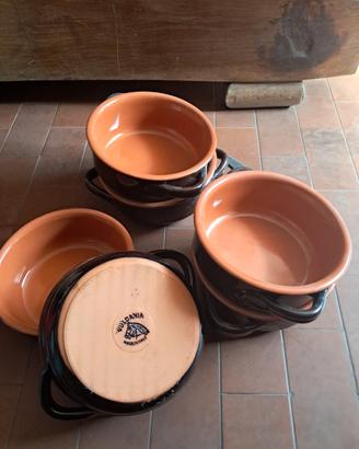 6 tegami in terracotta VULCANIA