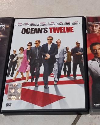 dvd Oceans eleven 11-12-13 trilogia Clooney Pitt