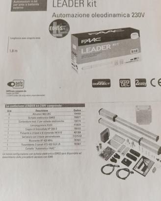 KIT AUTOMAZIONE  CANCELLO