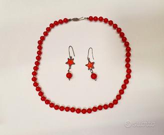 Set Collana con Orecchini 
