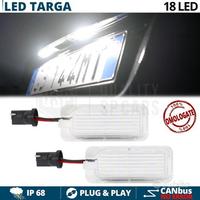 Luci Targa LED per Ford Fiesta 6 Omologate 6500K