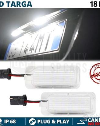 Luci Targa LED per Ford Fiesta 6 Omologate 6500K