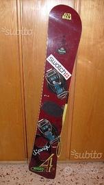 Snowboard Burton hard con doppi attacchi