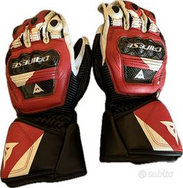 Guanti dainese druid 4 bianco/rosso