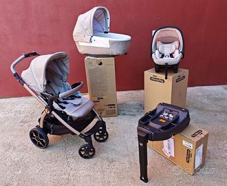 Trio peg perego mon amour + base isofix ovetto
