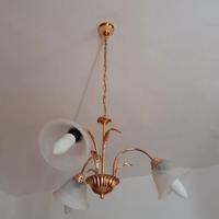 Lampadario con 3 luci 