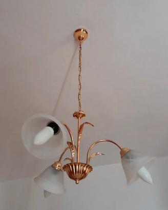 Lampadario con 3 luci 