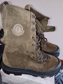 MONCLER VERA HIGH STIVALI DONNA SCAMOSCIATI