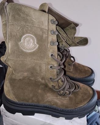 MONCLER VERA HIGH STIVALI DONNA SCAMOSCIATI
