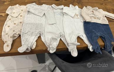 Tutine ciniglia neonato 0-3 mesi
