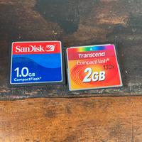 Schede di memoria Compact Flash
