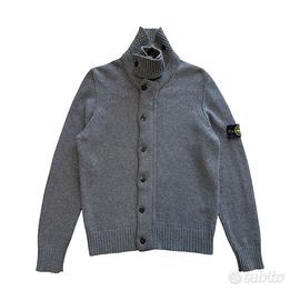Maglione Stone Island Uomo L Grigio Lana