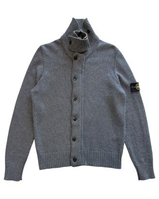 Maglione Stone Island Uomo L Grigio Lana