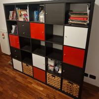 Scaffale armadio Kallax Ikea soggiorno camera