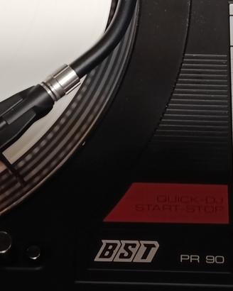 BST PR 90 Piatto Manuale Da DJ Trazione A Cinghia