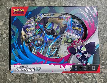 Pokemon collezione grafaiai ex sealed scarlatto