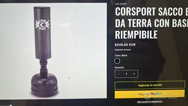CORSPORT SACCO BOXE DA TERRA COJ BASE RIEMPIBILE
