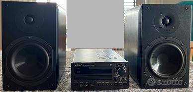 Sinto-Amplificatore CD Teac CR-H226 + Indiana Line
