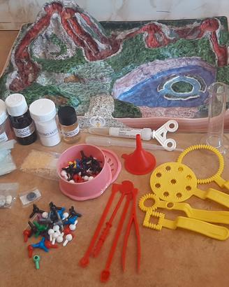 Lotto Giochi Scientifici Clementoni - Vulcano
