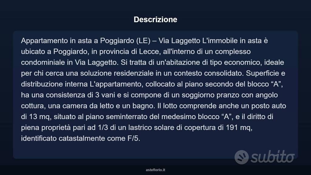 Appartamento – Poggiardo, Vaste - Vista 5