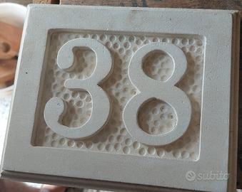 numeri in pietra leccese 