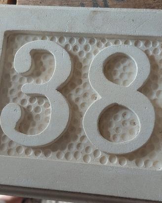 numeri in pietra leccese 